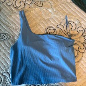 one shoulder align tank